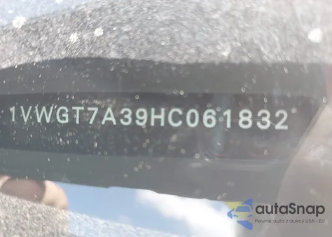 2017 Volkswagen Passat 1.8T Se из США, поврежденный, VIN 1VWGT7A39HC061832